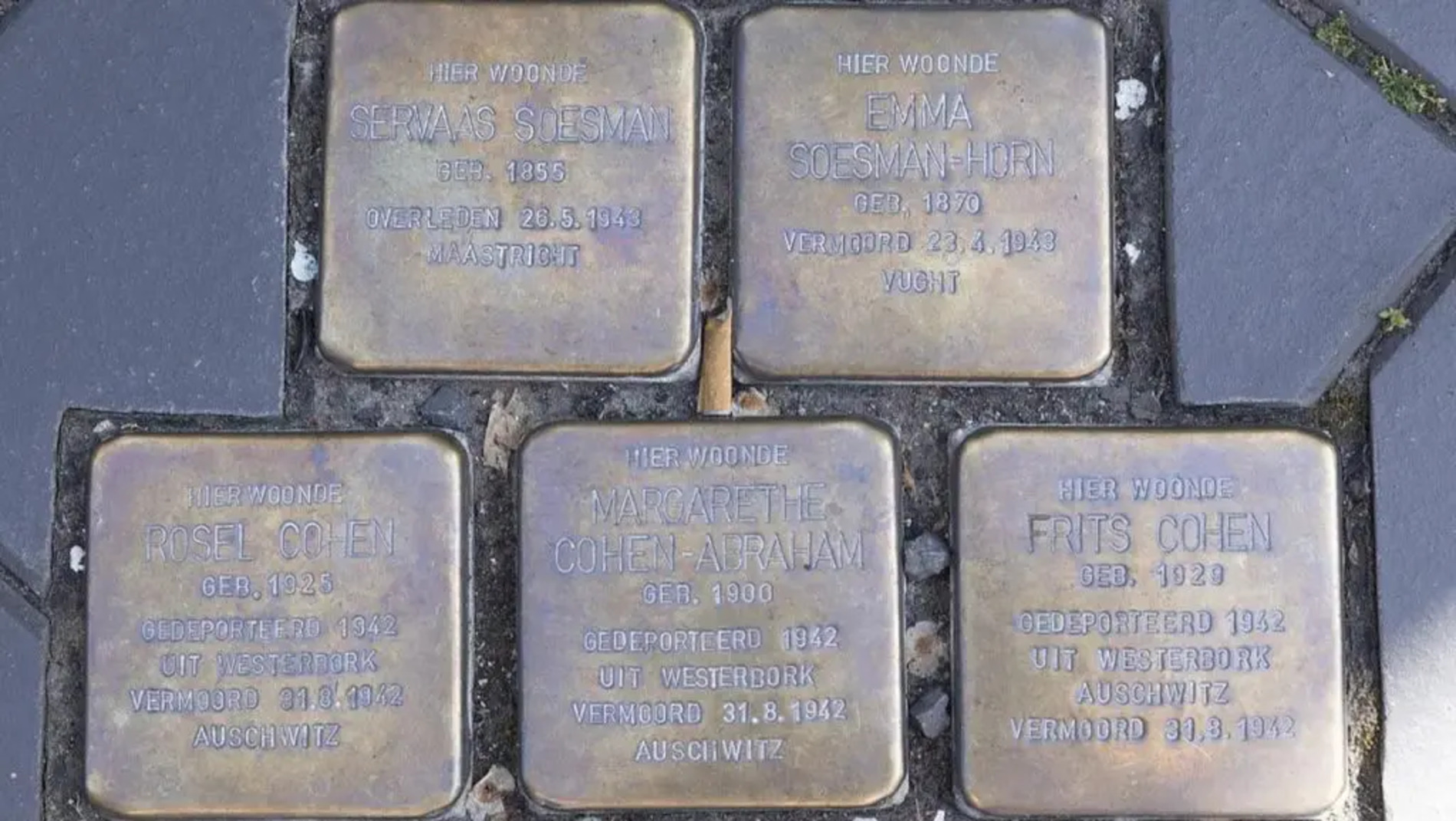 Wandeling langs de Stolpersteine van Valkenburg a/d Geul